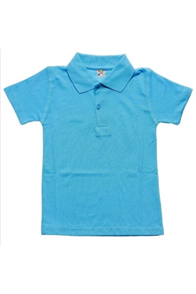 EFM زي مدرسي - تي شيرت برقبة بولو للأطفال للجنسين