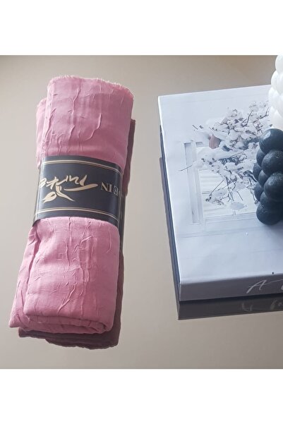 Trablus Γυναικείο σάλι από μπαμπού κρασ, ροζ