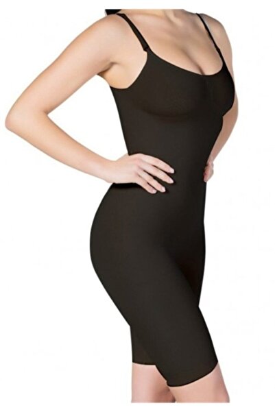 by İGP Corset de corp negru pentru femei, cu deschidere în zona intimă, lungi...