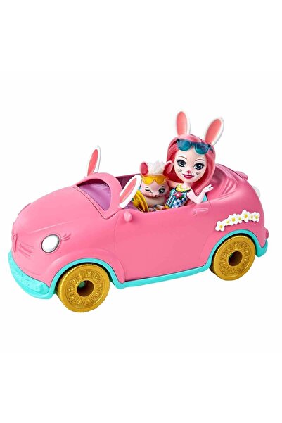 mattel Enchantimals Tavşancık Araba Hcf85