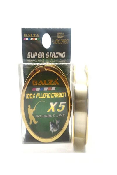 BALZA X5 100% Fluora Carbon Süper Strong Olta Misinası 50mt -0.26mm - 10.10kg