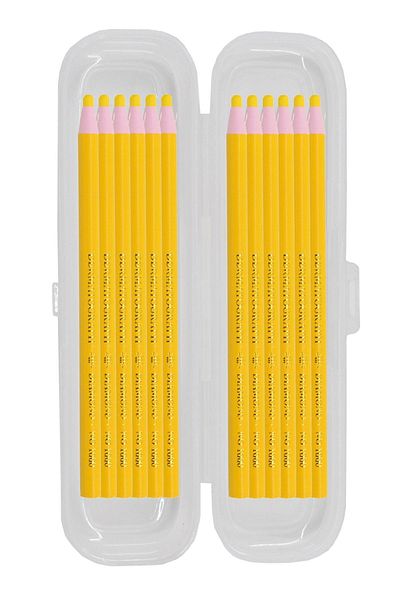 ekoset Diamond China Marker Stringed Pen Marking Pen Yellow 12 Pieces