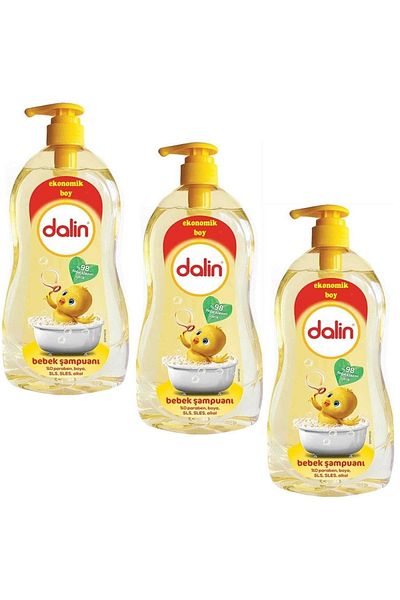 Dalin شامبو كلاسيكي - 900 مل، 3 قطع