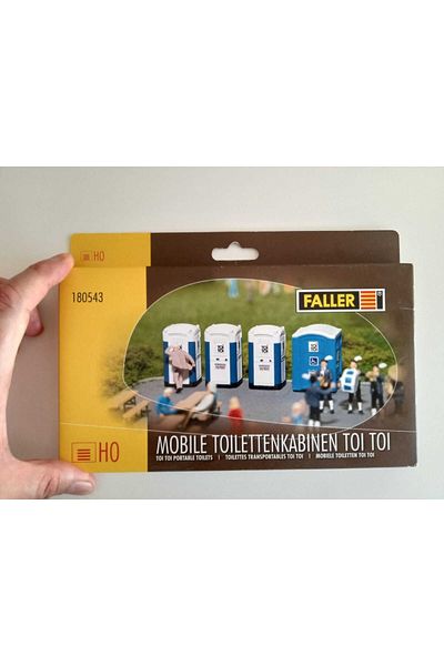 Faller 1:87 Ho Model Portable Toilets Miniature Detail Set-180543