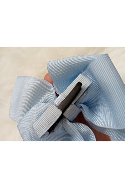 Sare Çocuk Giyim 2-Piece Ribbon Bow Satin Buckle Clip Handmade Sturdy Buckle