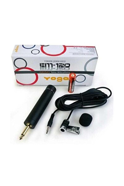 Yoga Em - 120 Kablolu Klipsli Yaka Cami Mikrofonu