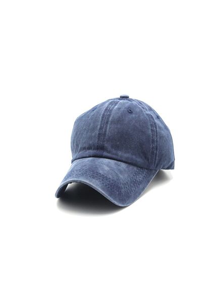 Accesory City Plain Antique Unisex Denim Hat