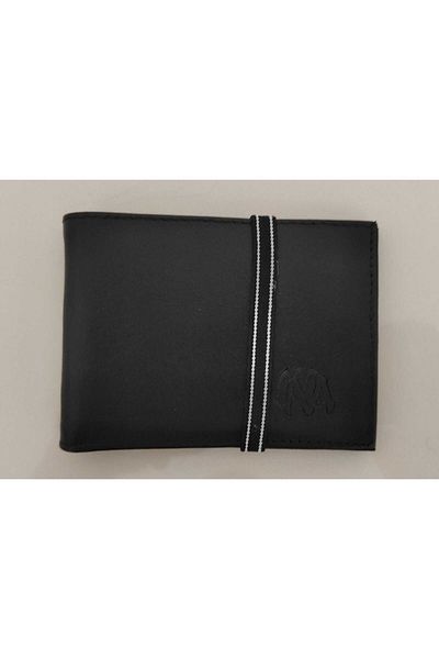 MKM Black Suede Men's Wallet