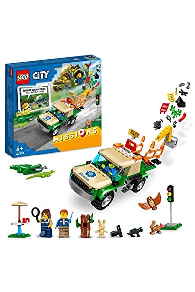 LEGO ® City Vahşi Hayvan Kurtarma Görevleri 60353 - 6 Yaş Ve Üzeri Çocuklar Için Interaktif, Dijital