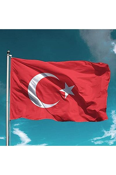 FLAGTURK 70x105 Cm Alpaca Fabric Turkish Flag