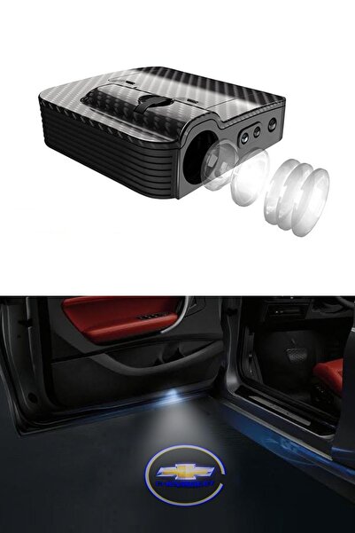 Genel Markalar Chevrolet Marka Pilli Kapı Altı Logo Sensörlü