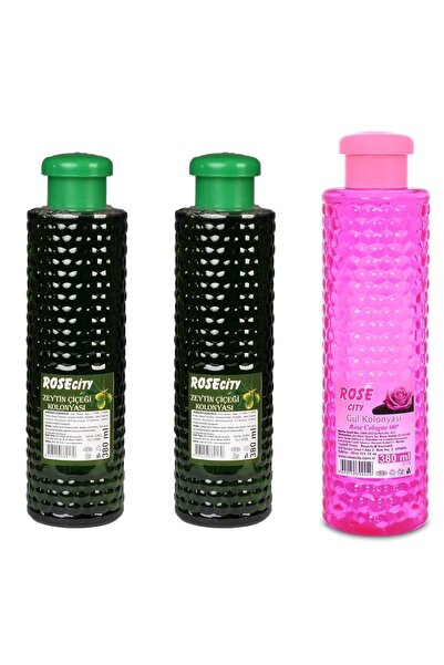 Rose City Zeytin Çiçeği Kolonyası 380 Ml 2 Adet Alana Rose City Gül Kolonyası 380 Ml Hediye