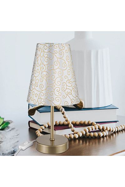 Tuğbasan Estelya Lampshade Antique Foot Patterned Hat
