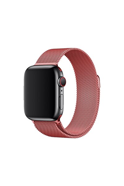 BİPOWER Apple Watch 42-44mm Krd1 Metal Hasır Kordon