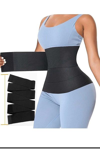 TUANATOPTAN Slimming Firming Waist Wrap Hollow Out Hourglass Image Waist Bandage Corset