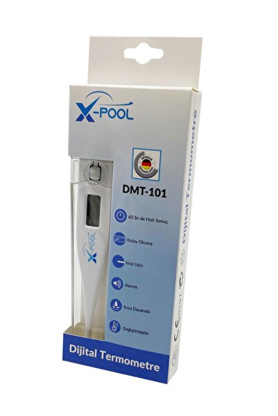 X Pool Dmt 101 Suya Dayanıklı Koltuk Altı Kalem Tipi Derece, Ateş Ölçer