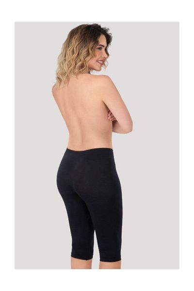 Emay Capri Thai negru fără cusături pentru femei 3856