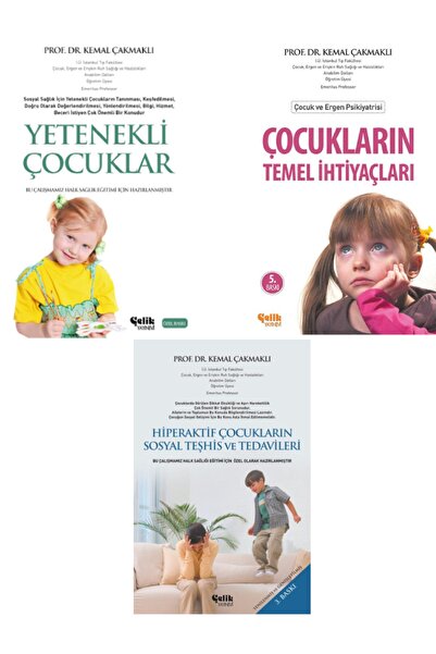 Çelik Yayınevi Çocukların Temel Ihtiyaçları-yetenekli Çocuklar-çocukların Sos...