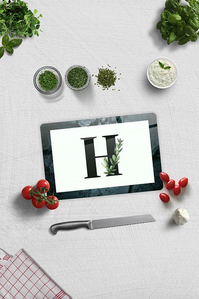 Decorita Glass Cutting Board - Glass Cutting Board |   Letter Design |   H |   20cm X 30cm