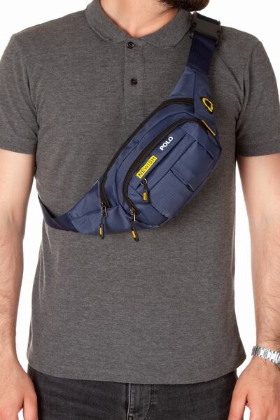 Unisex Impertex Kumaş Kulaklık Çıkışlı Su Geçirmez Omuz Ve Bel Çantası Çapraz Askılı