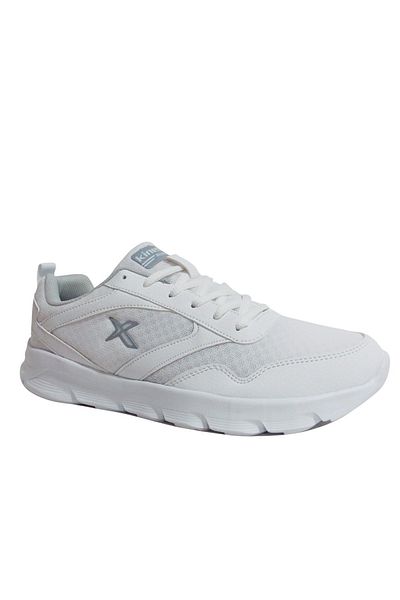 Kinetix White Lace-Up Running Sneakers Sports Shoes