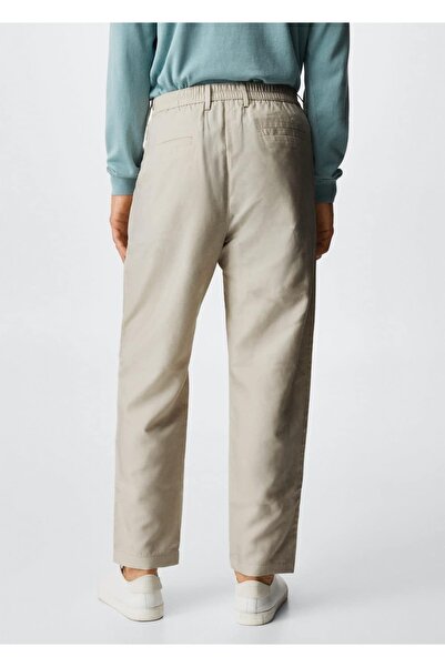 MANGO Man Pilili Keten Lyocell Pantolon