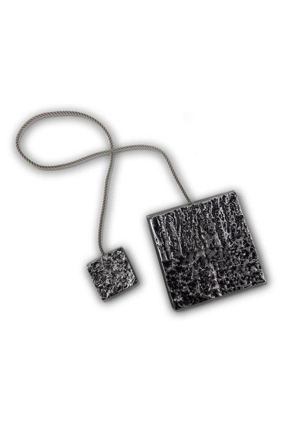 Alesta Home Rustik Kare Mıknatıslı Perde Tutucu Magnet 8x48cm - Altın Dore, 1...