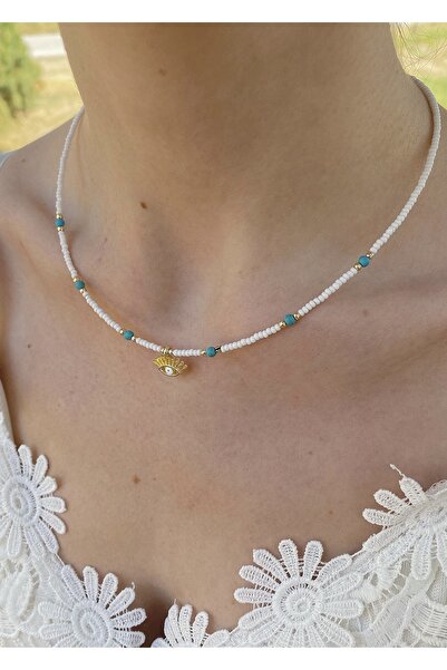 takıtarzım العين أحسب قلادة من الخرز الرملي