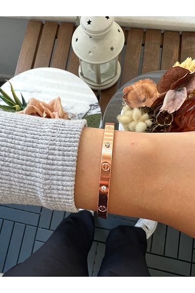 Jack Ferrero Women's APC Coated Zircon Stone Invoice Bracelet