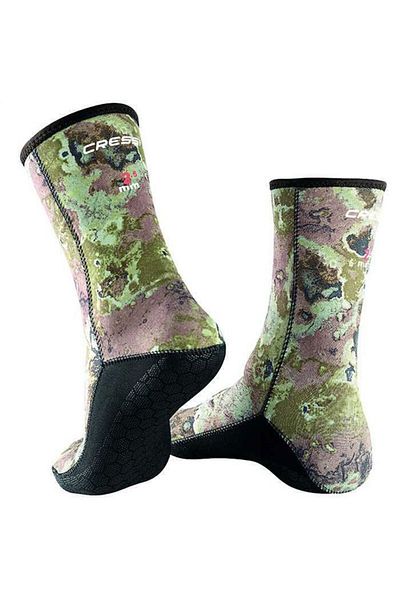 Cressi Metallite 3 mm Camo - Diving Booties, Medium(40-41)