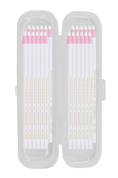 ekoset Diamond China Marker Stringed Pen Marking Pen White 24 Pieces