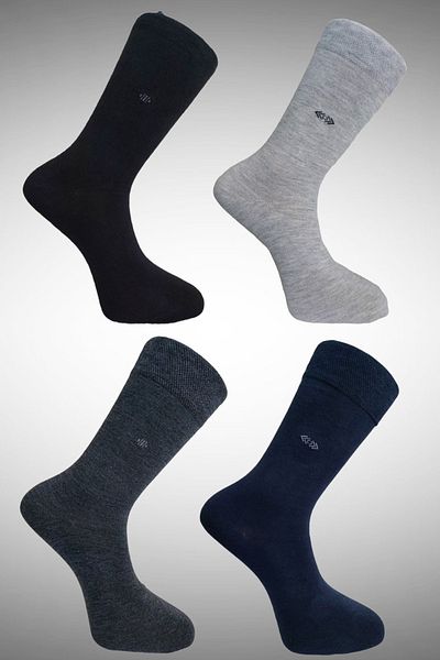 Ollero Мъжки класически чорапи безшевни, 8 чифта, за 4 сезона