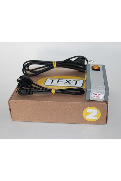 TEXT Pedal Adapters (TWO PEDAL)
9v 600ma, For Running Two Pedals