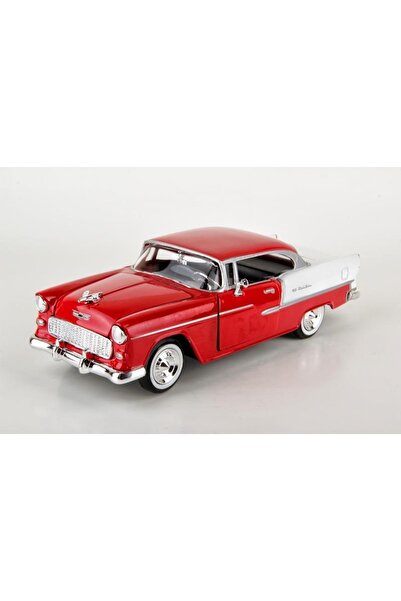 Motor Max Motormax 1955 Chevy Bel Air 1/24 Kırmızı Model Araba