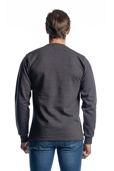 Şensel Σκούρο Γκρι Βαμβακερό Φούτερ - Crew Neck -107e4632