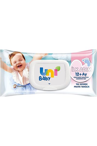 Uni Baby Wet First Step Wipes Set of 52