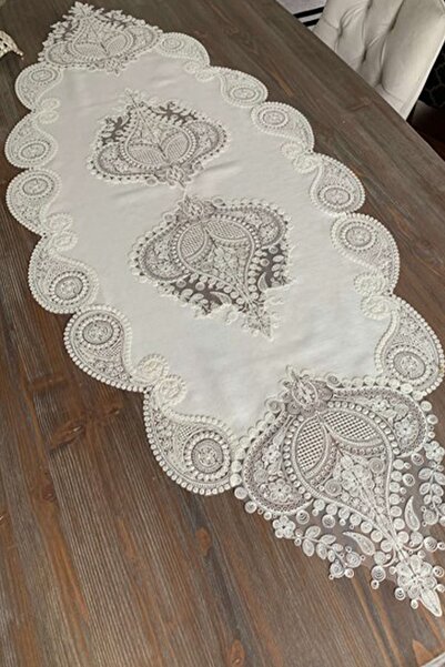scarlet home collection Lüx Zambak Keten Salon Takımı 5 Parça