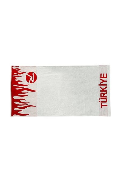 raru Πετσέτα Ice Grey Türkiye Flamed 100% βαμβάκι