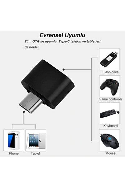 Syrox Usb Type-c Dönüştürücü Otg Çevirici Adaptör Metal Xiaomi-samsung