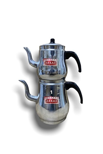 YILDIZ ARKAR Alüminyum Çaydanlık Klasik Model Midi Boy No 1 (TOPLAM 0,75 LİTRE)