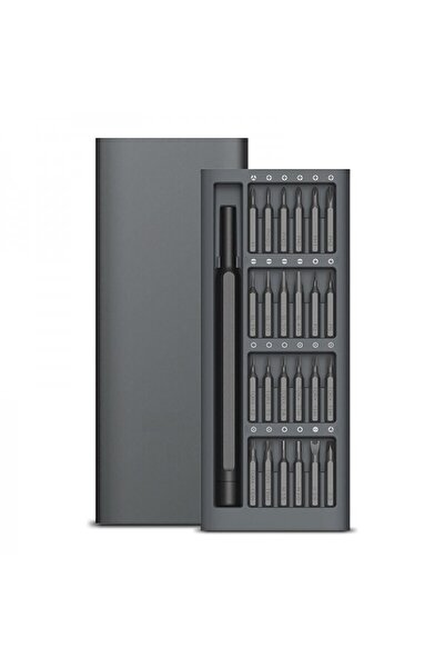 YclShop 24 Parça Çelik Profesyonel Tornavida Seti Saklama Kutulu Telefon Saat...