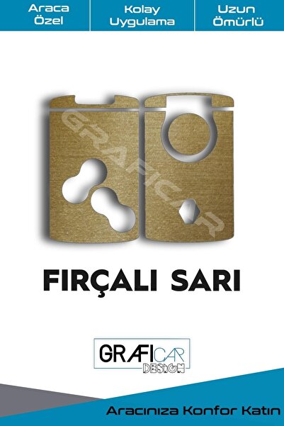 GRAFİCAR ملصق لاصق لبطاقة مفاتيح رينو - عمر طويل - قطع جاهز متوافق مع واحد