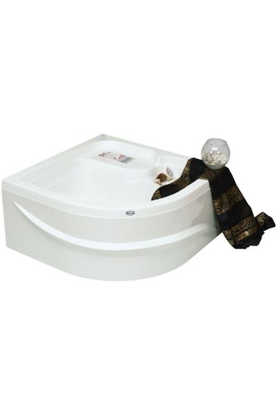 Waterway Arkansas Oturmalı Mini Oval Küvet 100x100 H:43 Gövde+metal Ayak+ön P...