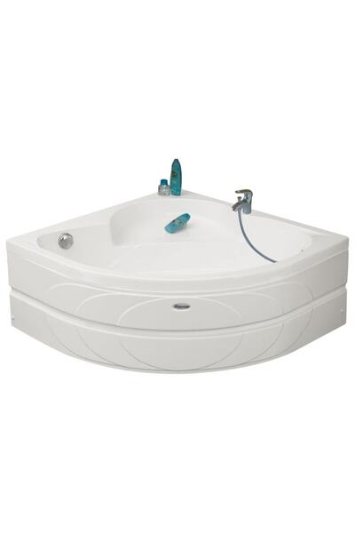 Waterway Loraın Oturmalı Mini Oval Küvet 120x120 H:43 Gövde+metal Ayak+ön Panel