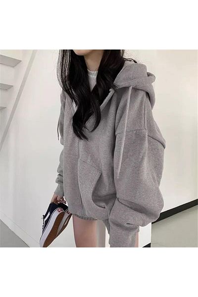 Touz Ζακέτα με γκρι φερμουάρ Favorim50ton Unisex