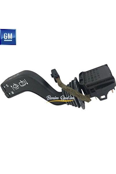 GM Hız Sabitleme Işlevli Silecek Kumanda Kolu Siyah Opel Astra F G, Zafira A, Omega, Vectra B Orijinal