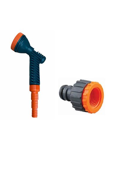 RENK YAPI RÜYASI Faucet And Hose Adapter Connector And Hand Strainer Watering Head 1/2 3/4 For Washing Balcony