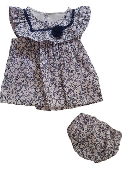 Capps Baby Girl Cotton Inner Lined Summer Dress