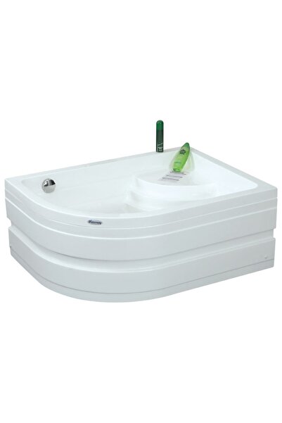 Waterway Reno Oturmalı Mini Oval Küvet 120x90 H:43 Gövde+metal Ayak+ön Panel