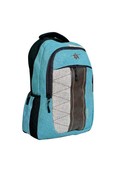 Sentor Sn-548 School Backpack with Laptop Compartment 3 Compartments Turquoise
